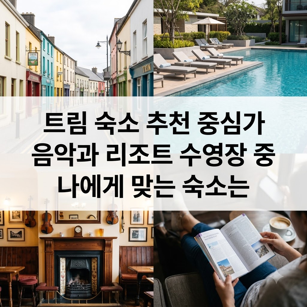 트림 숙소 추천 중심가 음악과 리조트 수영장 중 나에게 맞는 숙소는