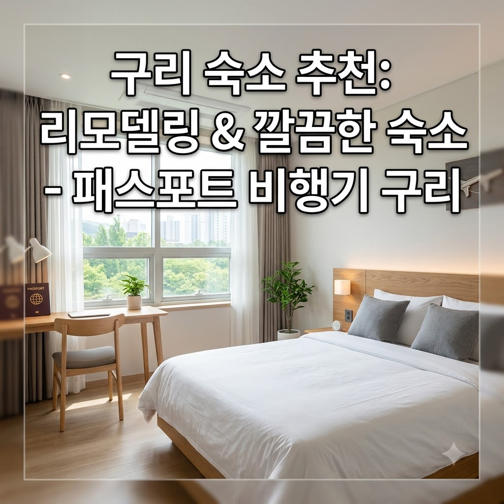구리 숙소 추천 리모델링하여 깔끔한 스테이 패스포트 에어플레인 구리