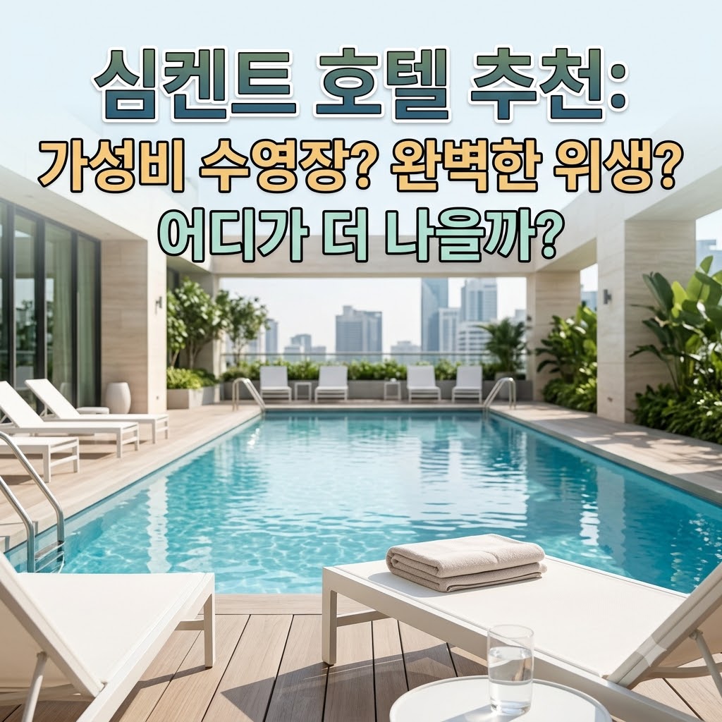 심켄트 호텔 추천 가성비 수영장과 깔끔한 위생 중 어디가 좋을까?