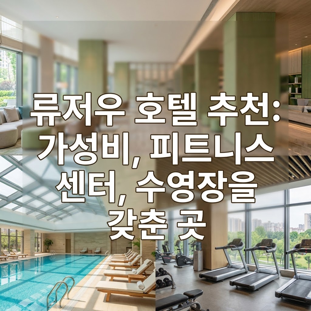 류저우 호텔 추천 가성비 좋은 피트니스 센터와 수영장을 갖춘 곳