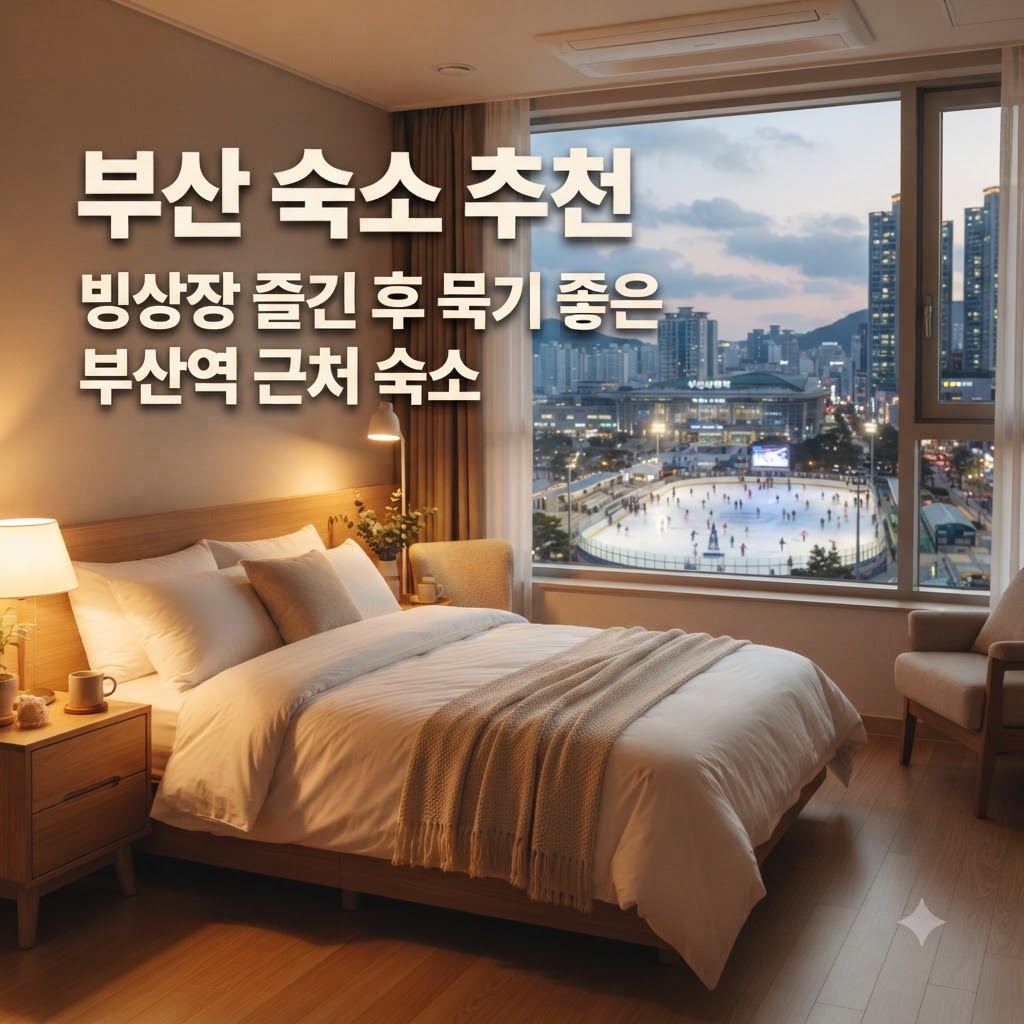 부산 숙소 추천 빙상장 즐긴 후 묵기 좋은 부산역 근처 숙소