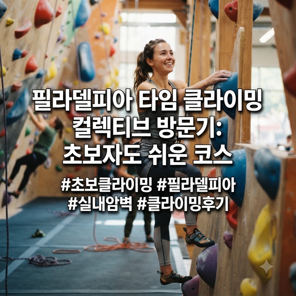 초보자도 쉽게 즐기는 필라델피아 타이메 클라이밍 콜렉티브 방문 코스